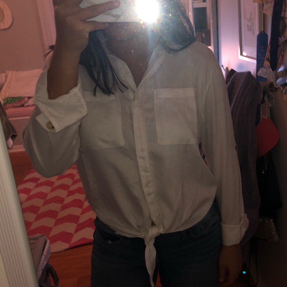 white blouse